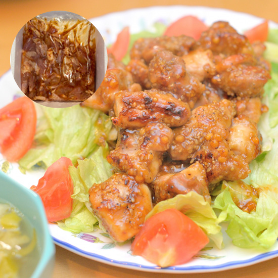 【直送】鶏ももタレ漬け　600ｇ（6点入）