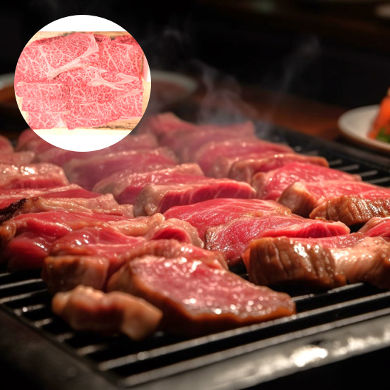 【直送】松阪牛　モモ・バラ焼肉用　480ｇ　発泡ケース（6点入）