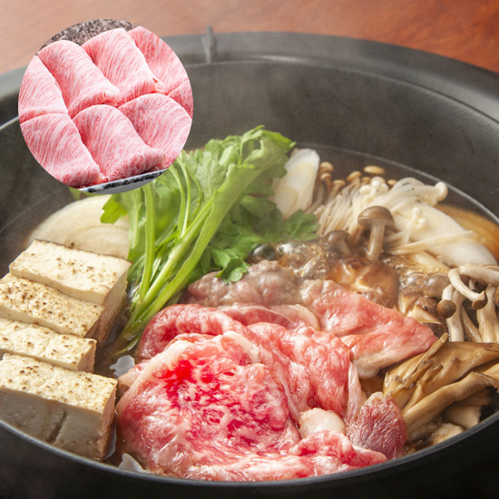 【直送】松阪牛　ロース　すき焼き用　530ｇ　発泡ケース（6点入）
