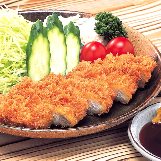 【直送】豚ロースとんかつ(油調理済)140ｇ×2枚（20点入）