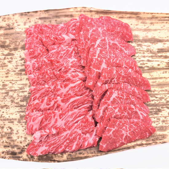 【直送】近江牛焼肉セット 400ｇ（モモ、バラ）（2点入）