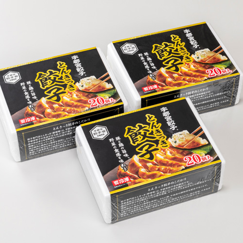 宇都宮餃子とんきっき 20個入り3箱セット