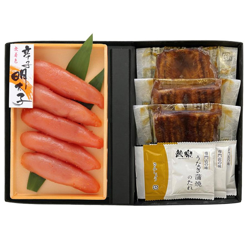 うなぎ蒲焼・辛子明太子詰合せ