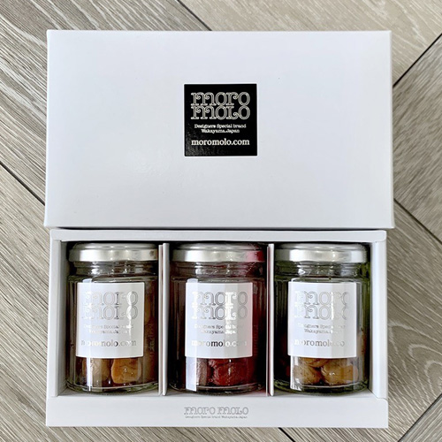 moro molo 紀州小梅トリコセット（白干梅、紫蘇梅、イタリアンハーブ梅）