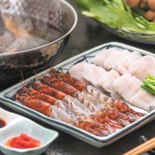 大分県産 車海老&殿様はもしゃぶしゃぶセット