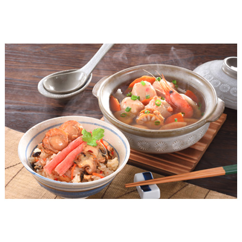 つみれ鍋と海鮮おこわ詰合せ